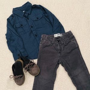 Button Down & Skinny Cords